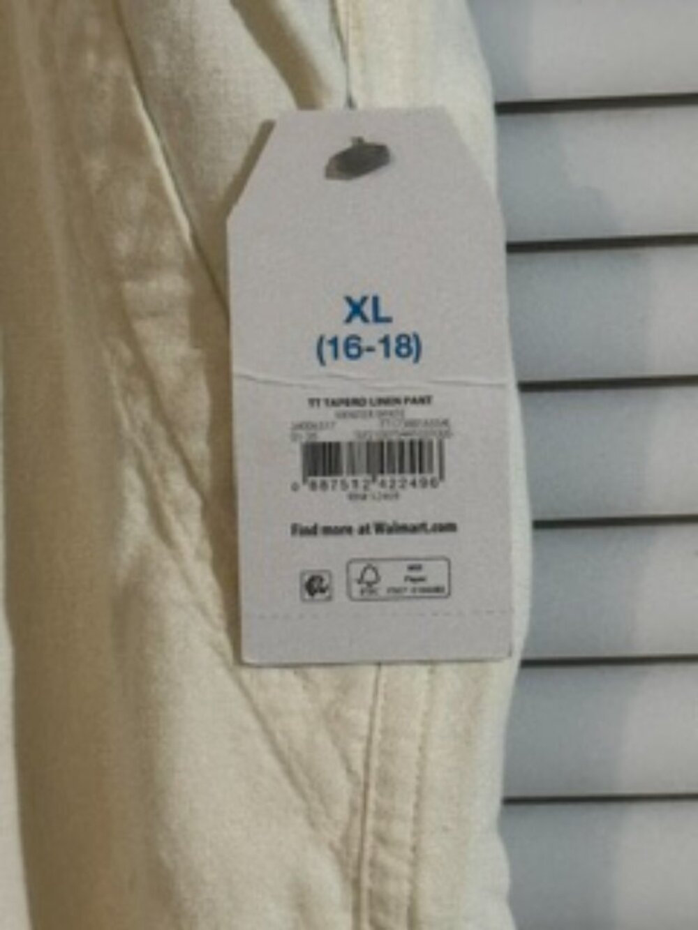 Time and Tru Tapered Linen Pants (XL) – Easy, Breezy Everyday Style - Picture 4 of 4